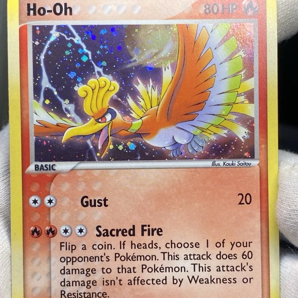 Ho-Oh Holo – EX Unseen Forces 2005 – Pokémon Card NM